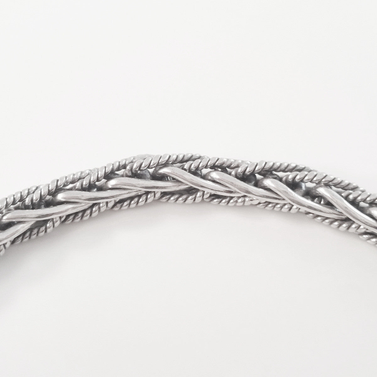 925 HANDMADE STERLING SILVER ROPE LINK CHAIN MEN'S BRACELET 5.50MM.