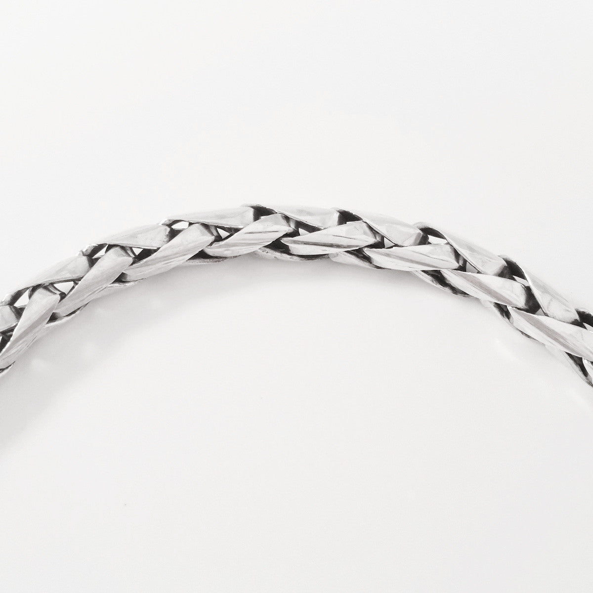 925 HANDMADE STERLING SILVER ROPE LINK CHAIN MEN'S BRACELET 6.00MM.