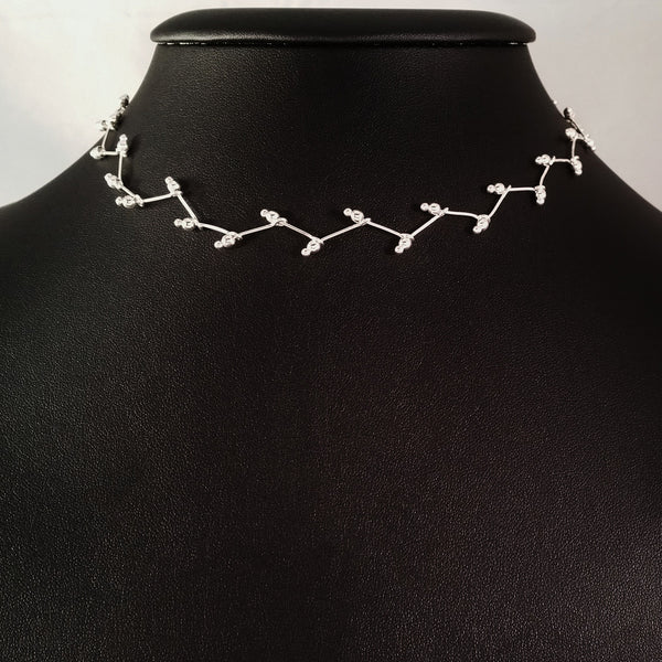 Sterling silver choker necklace australia sale