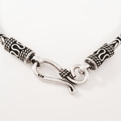 925 HANDMADE STERLING SILVER ROPE LINK CHAIN MEN'S BRACELET 3.00MM.