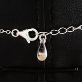 925 STERLING SILVER EVIL EYE CHARM PENDANT SET WITH SPARKLING CZ CRYSTALS.